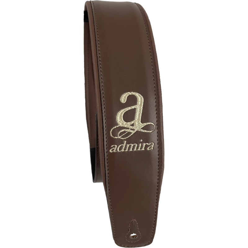 CORREA BASSO SERIE PERSONALIZADA PARA GUITARRA, BAJO, GUITARRA ACÚSTICA, UKELELE ADMIRA MARRÓN | MÚSICA BILBAO