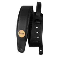 CORREA BASSO PARA GUITARRA Y BAJO SERIE CLÁSICA NEGRA ACOLCHADA | MÚSICA BILBAO