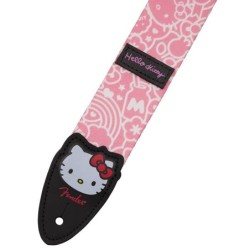 Correa poliéster Fender Hello Kitty rosa