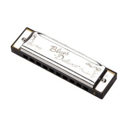 Blues Deluxe harmonica, key of A