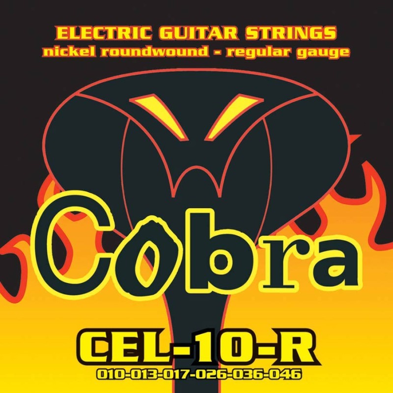 JUEGO DE CUERDAS COBRA PARA GUITARRA ELÉCTRICA NÍQUEL ROUNDWOUND REGULAR | MÚSICA BILBAO
