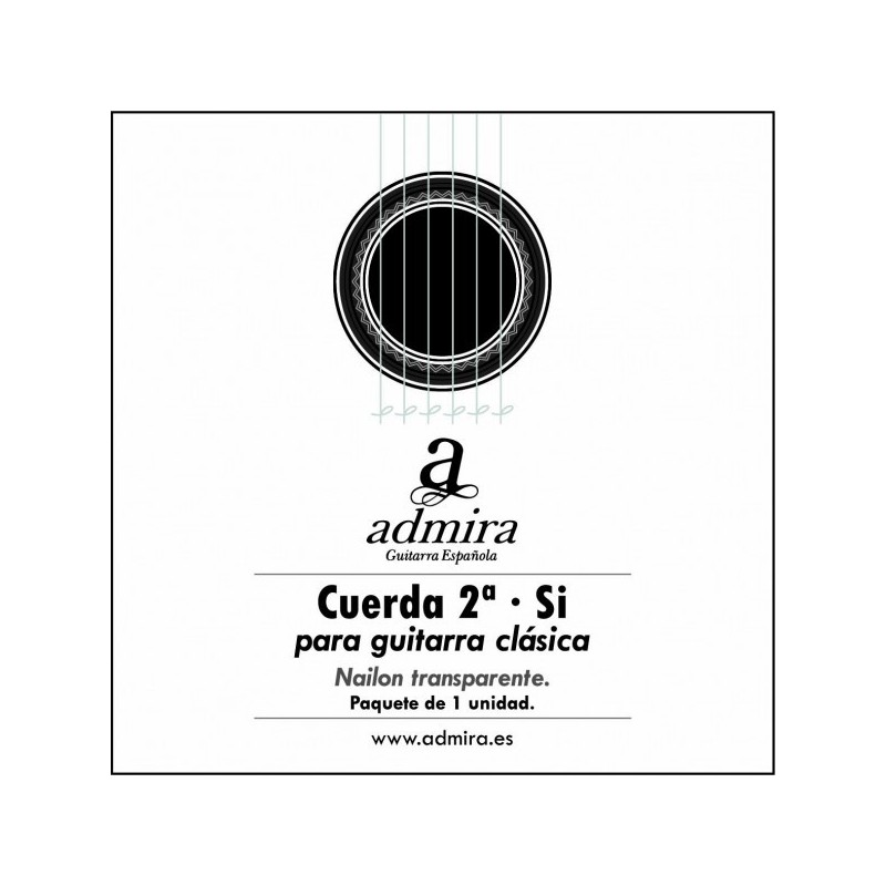 2 CUERDA ADMIRA PARA GUITARRA CLÁSICA CA502CL