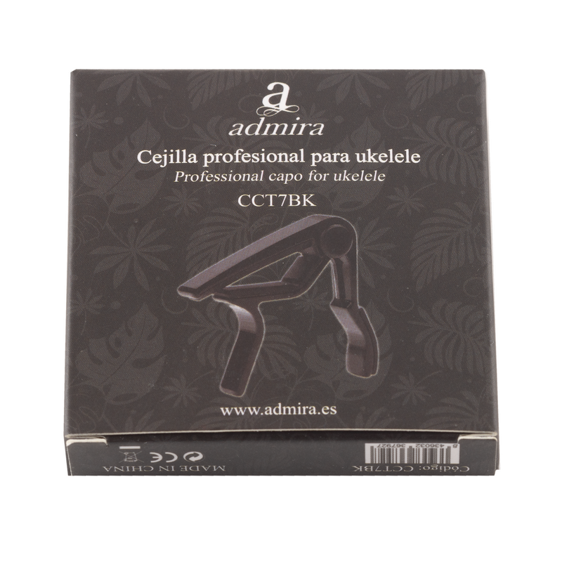 CEJILLA ADMIRA PARA UKELELE ACABADO NEGRO | MÚSICA BILBAO