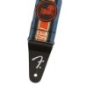 Correa guitarra Fender con logo azul/rojo 2pg