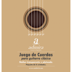 JUEGO DE CUERDAS ADMIRA PARA GUITARRA CLÁSICA