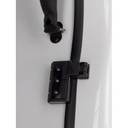 Estuche chelo 4/4 Leonardo carbono 38kg blanco | MÚSICA BILBAO