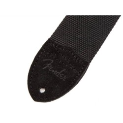 Correa Fender 50mm Cotton/Leather Logo black