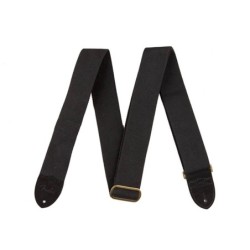 Correa Fender 50mm Cotton/Leather Logo black