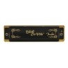 Fieltro Boston 12 x 3 mm 12 uds negro