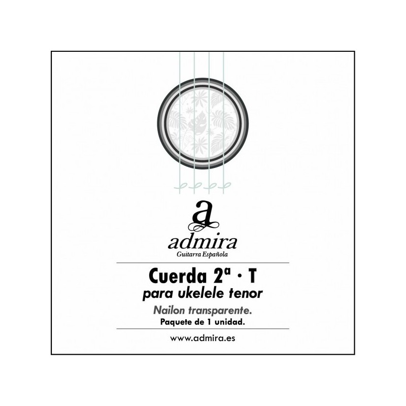 2 CUERDA ADMIRA PARA UKELELE TENOR NAILON CA502UKT | MÚSICA BILBAO