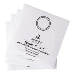 JUEGO DE CUERDAS ADMIRA PARA UKELELE SOPRANO Y CONCIERTO CA500UKSC NAILON | MÚSICA BILBAO