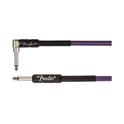 Cable Fender rizado Jack/jack acodado morado 9m