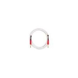 Cable jack/jack John 5 Fender blanco y rojo 3m