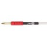 Cable jack/jack John 5 Fender blanco y rojo 3m