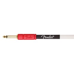 Cable jack/jack John 5 Fender blanco y rojo 3m