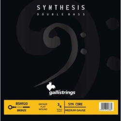 3/4 scale double bass set, synthetic core and bron | MÚSICA BILBAO