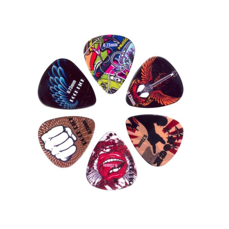 SET PICKS BOSTON CELULOIDE 0.73mm 6 Uds. | MÚSICA BILBAO