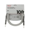 Cable jack/jack Fender 3m de tweed blanco