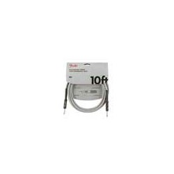 Cable jack/jack Fender 3m de tweed blanco