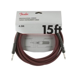 Cable jack/jack Fender 3m de tweed blanco