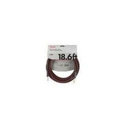 Cable jack/jack Fender 5.5m de tweed rojo