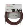 Cable jack/jack Fender 5.5m de tweed rojo