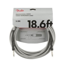 Cable jack/jack Fender 5.5m tweed blanco