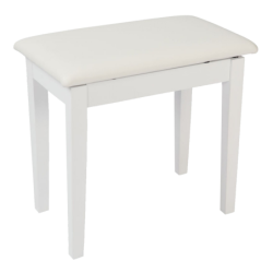 BANQUETA AMADEUS PARA PIANO BLANCO MATE | Música Bilbao