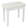 BANQUETA AMADEUS PARA PIANO BLANCO MATE | MÚSICA BILBAO