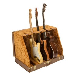 Estuche con soporte Fender 5 guitarras tweed