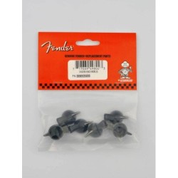 Perillas Fender ampl. estilo chicken negro 6ud