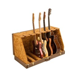 Estuche con soporte Fender 7 guitarras marrón