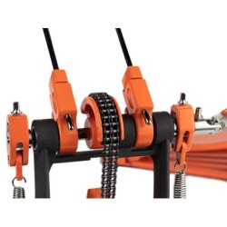 Pedal doble bombo Hayman doble cadena profesional | MÚSICA BILBAO