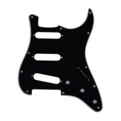 GOLPEADOR FENDER PARA STRATOCASTER SSS11 3c NEGRO