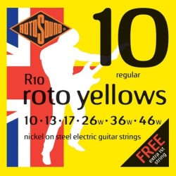 JUEGO DE CUERDAS ROTOSOUND PARA GUITARRA ELÉCTRICA 10-46