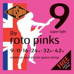 JUEGO DE 7 CUERDAS ROTOSOUND PARA GUITARRA ELÉCTRICA 10-56