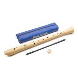 alto recorder, key: F, ABS, 3-piece, 467 mm, natur | MÚSICA BILBAO