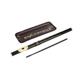 flute (AF-10), ABS, black-ivory, 2-piece, 350 mm | MÚSICA BILBAO