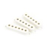 Funda pastilla Strat. Fender plástico blanco 3ud