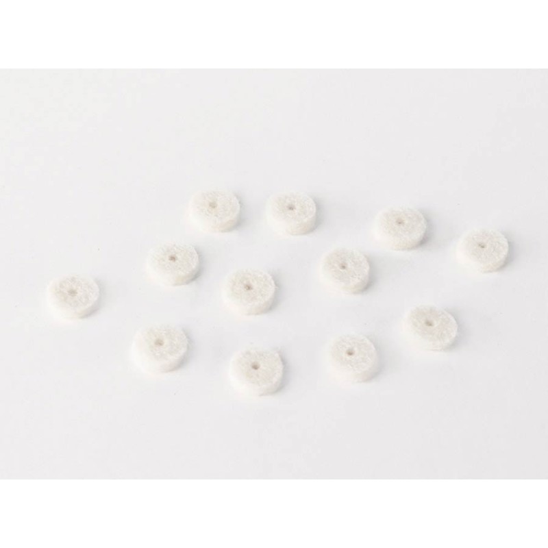 Arandelas fieltro sujetacorreas Fender 12ud blanco