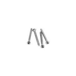 neck mounting screws, chrome, 4 pcs
