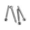 neck mounting screws, chrome, 4 pcs