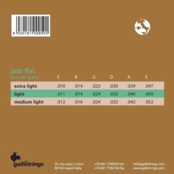 string set acoustic tape wound, light, 011-014-024 | MÚSICA BILBAO
