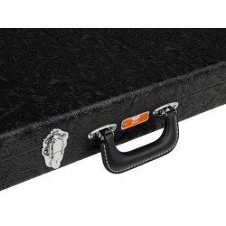 Estuche W.Jennings Strat/Tele Fender negro/naranja