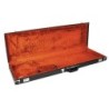 ESTUCHE DELUXE FENDER JAZZ BASS NEGRO/NARANJA