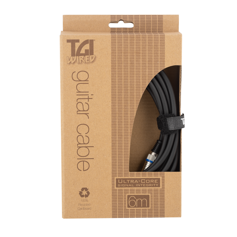 CABLE TGI ULTRACORE PARA GUITARRA JACK-JACK DE 6M