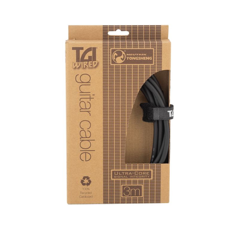 CABLE PARA GUITARRA TGI ULTRACORE NEUTRIK RECTO 3M