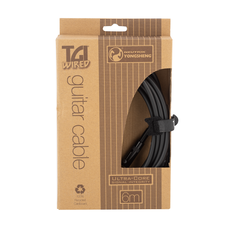 CABLE PARA GUITARRA TGI ULTRACORE NEUTRIK RECTO 6M