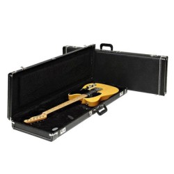 Estuche Deluxe Fender eléctrica negro/negro