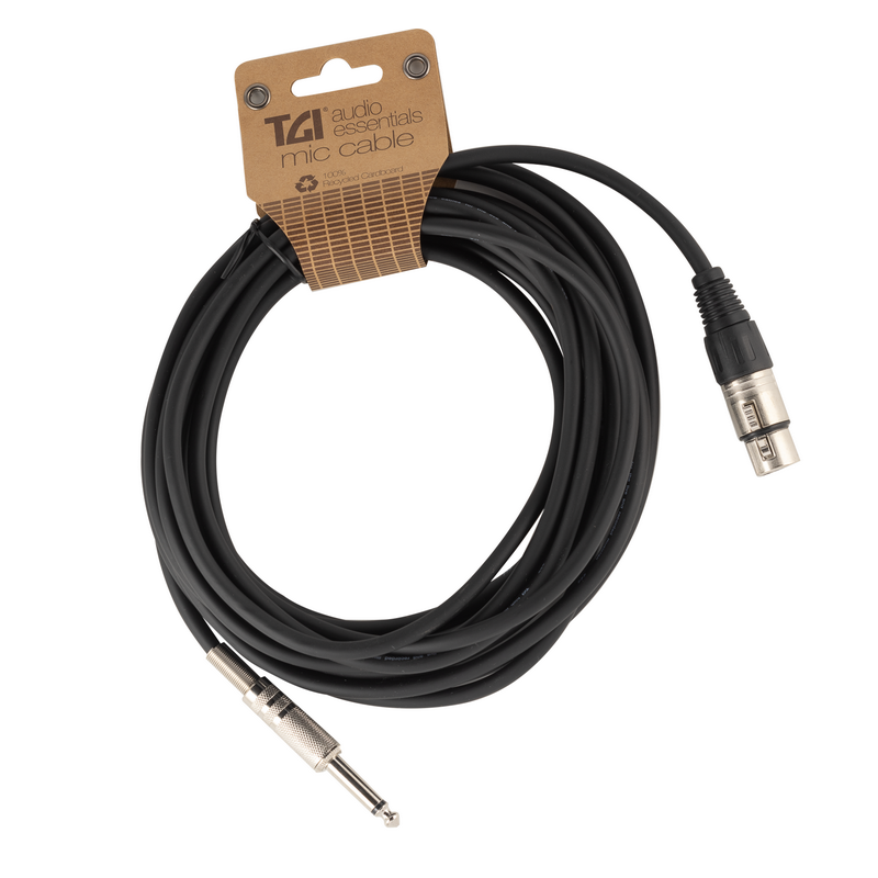 CABLE TGI PARA MICRÓFONO JACK-XLR HEMBRA 6M